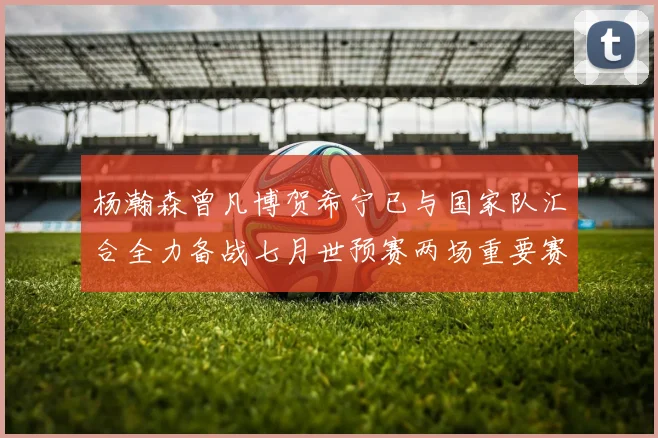 杨瀚森曾凡博贺希宁已与国家队汇合全力备战七月世预赛两场重要赛事